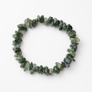 دستبند مهره شکسته عقیق خزه