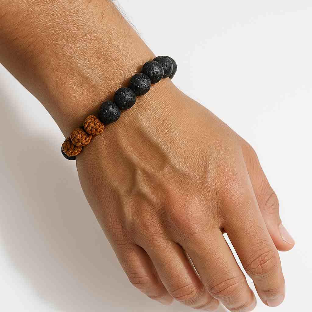 دستبند رودراکشا و لاوا