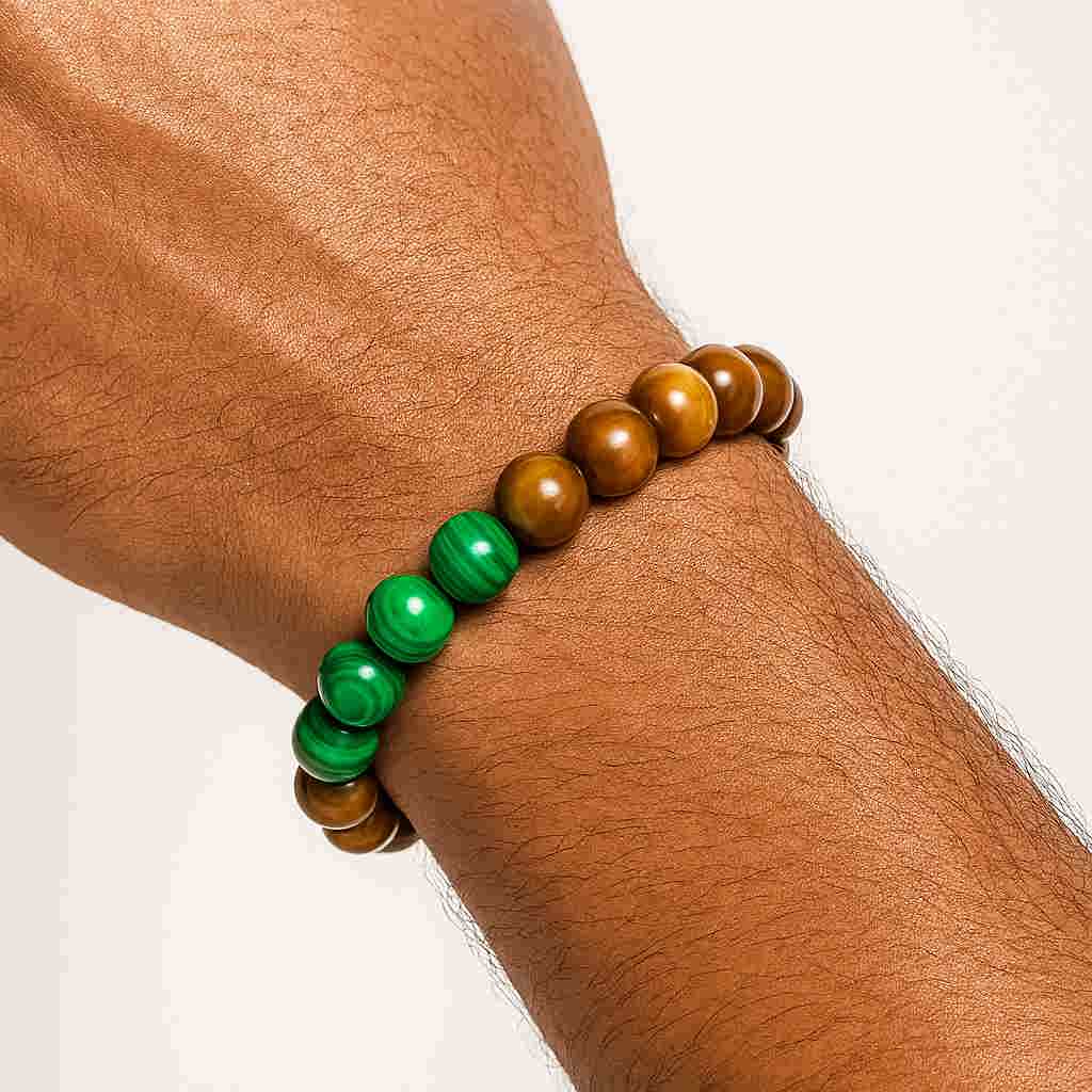 دستبند چشم ببر و مالاکیت (2)