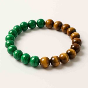 دستبند چشم ببر و مالاکیت