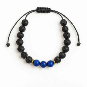 دستبند مردانه لاوا و لاجورد اصل سوبی گالری