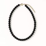 گردنبند تورمالین سیاه اصل