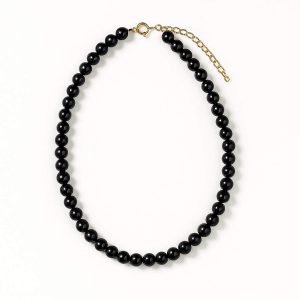 گردنبند تورمالین سیاه اصل