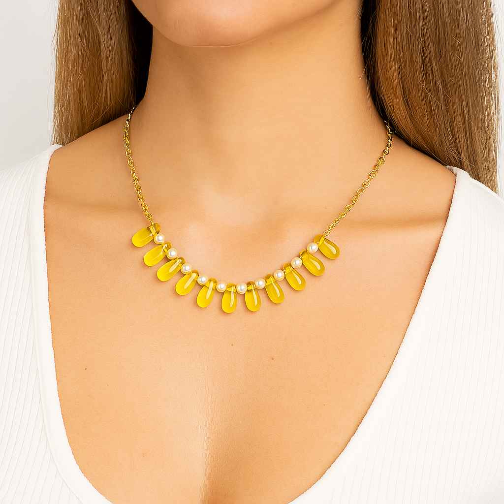 گردنبند مروارید و شرفالشمس - Image 3