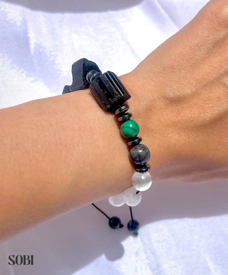 دستبند محافظ بلک تورمالین