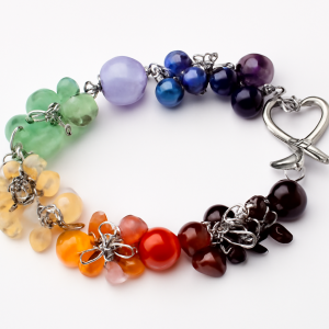 دستبند هفت چاکرا جواهری