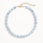 گردنبند آکوامارین آب‌نباتی