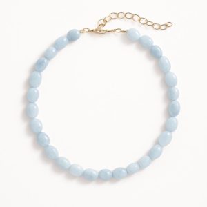 گردنبند آکوامارین آبنباتی