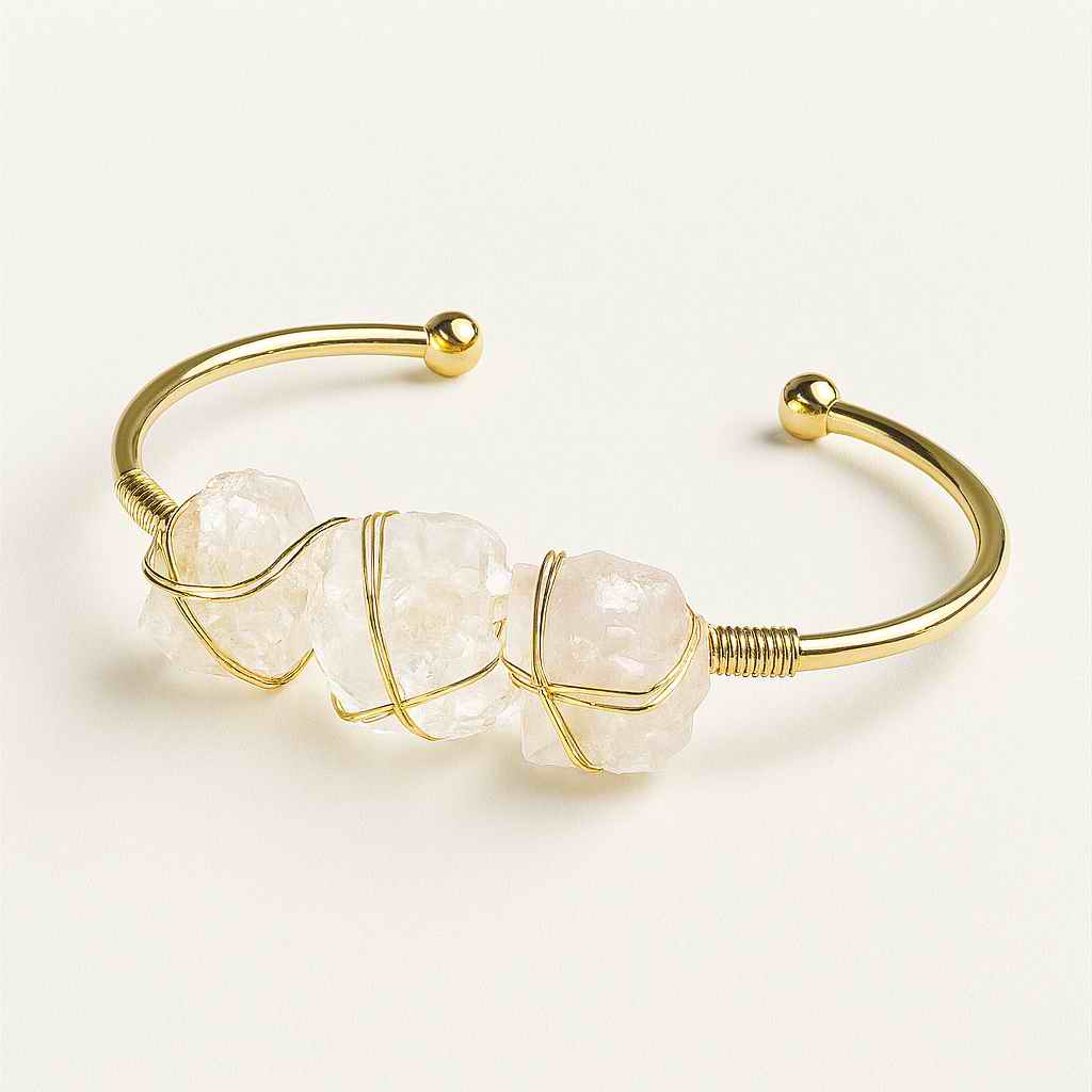 بنگل کوارتز شفاف راف