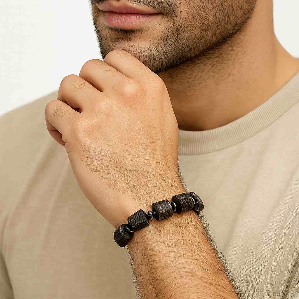 دستبند بلک تورمالین و حدید سوبی گالری (4)