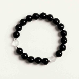 دستبند تورمالین و کوارتز