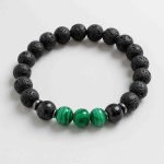 دستبند لاوا و مالاکیت