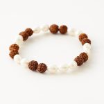 دستبند مروارید استرالیایی و رودراکشا