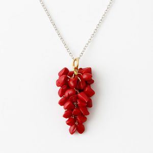 آویز گردنی خوشهای مرجان