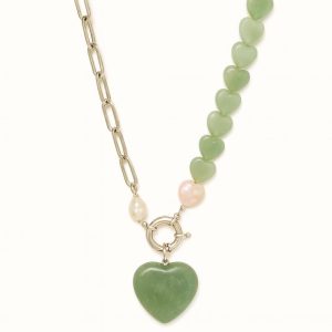 گردنبند اونتورین و رزکوارتز