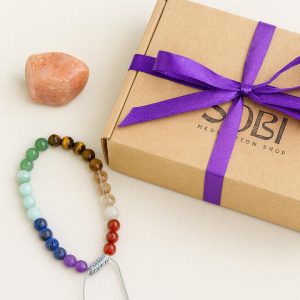 پک اقتصادی دستبند هفت چاکرا + تامبل سان‌استون
