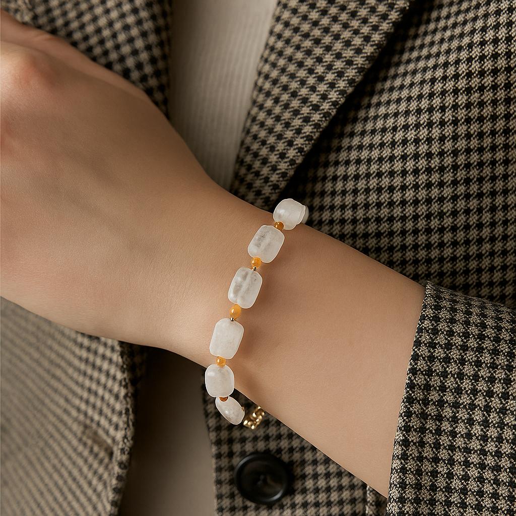 دستبند کوارتز شفاف سوبی گالری