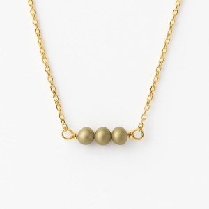 گردنبند پیریت زنجیری