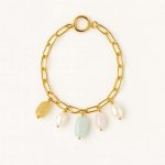 دستبند آویز سنگی