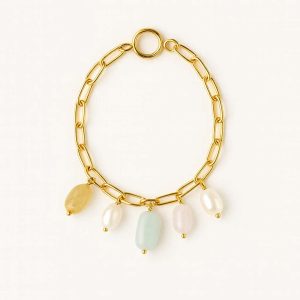 دستبند آویز سنگی