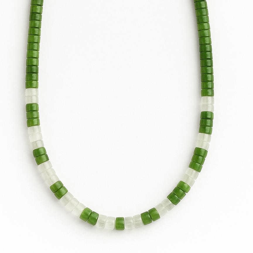 گردنبند یشم و کوارتز