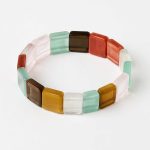 دستبند هفت چاکرا مربعی