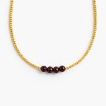 گردنبند گارنت و مونجوق سوبی گالری