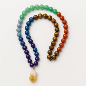 گردنبند هفت چاکرا با آویز سیترین سوبی گالری