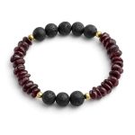 دستبند لاوا و گارنت سوبی گالری