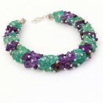 دستبند فلوریت جواهری دستساز سوبی گالری