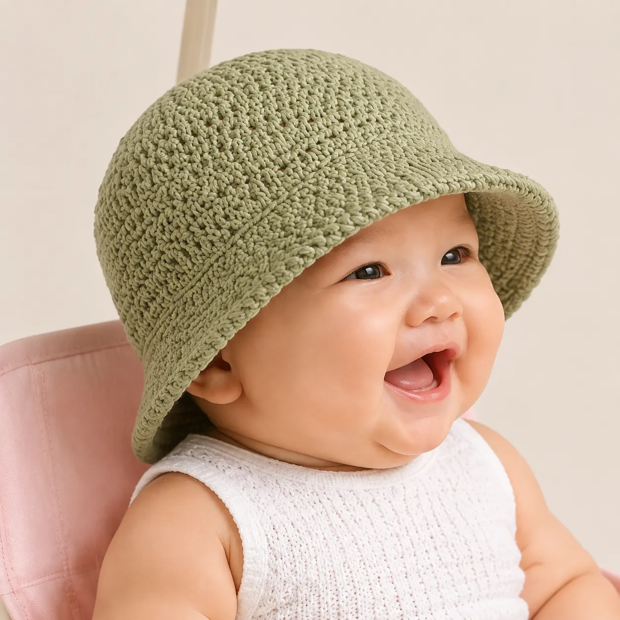 کلاه بچگانه رافیا دستبافت سوبی گالری